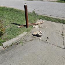 Cement-Posts-for-McDonalds-in-Broussard-LA 0