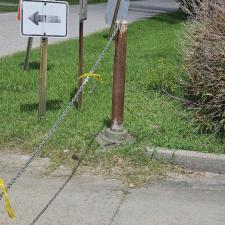 Cement-Posts-for-McDonalds-in-Broussard-LA 2