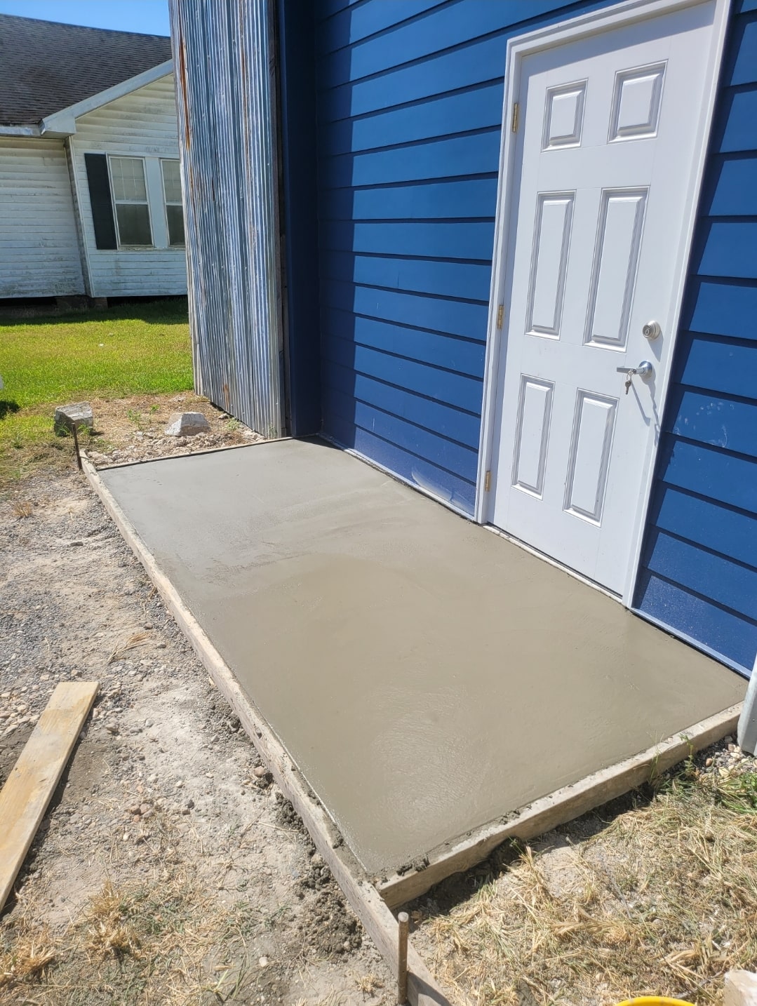 Concrete Door Step For Radio Station In Church Point, LA Thumbnail