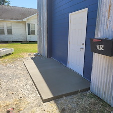 Concrete-Door-Step-For-Radio-Station-In-Church-Point-LA 2